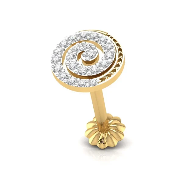 Diamond nosepin multi stone